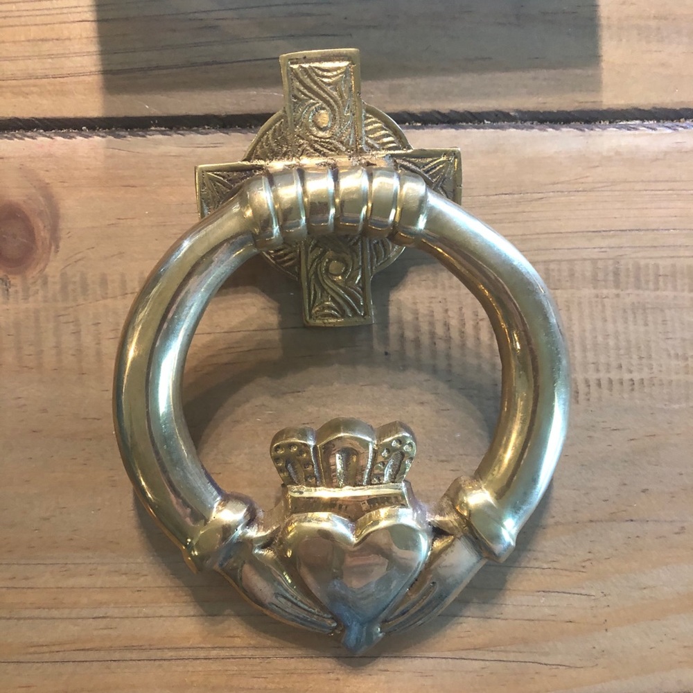 Solid Brass Celtic door knocker